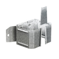 Қувур ушлагичи 76x102 (ёг'очда) рангсиз галванизед