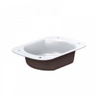 O'tkazuvchi huni 76х102 Plastizol ikkiyonlama RAL8017