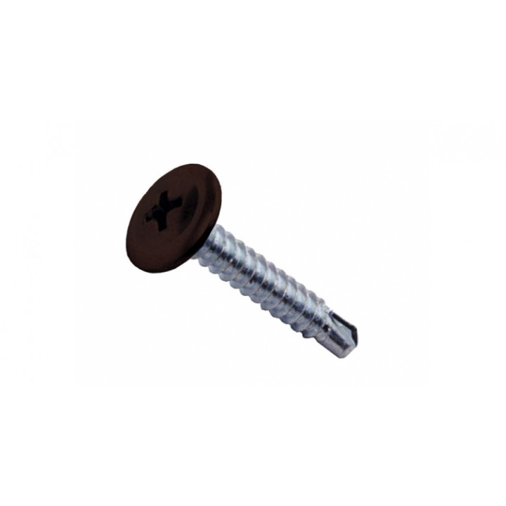 Саморезы ПШС 4,2х16 RAL 8017 (1000 шт)