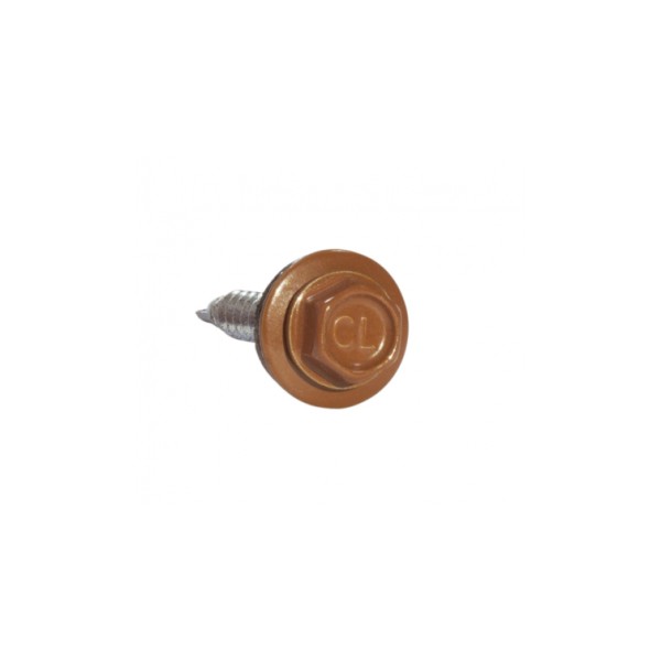 Саморезы 5,5х25 RAL 8004