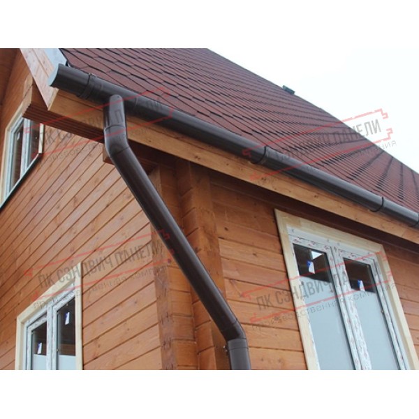 Тарнов ариқи бурчаги 90° универсал ПВХ жигарранг RR 32