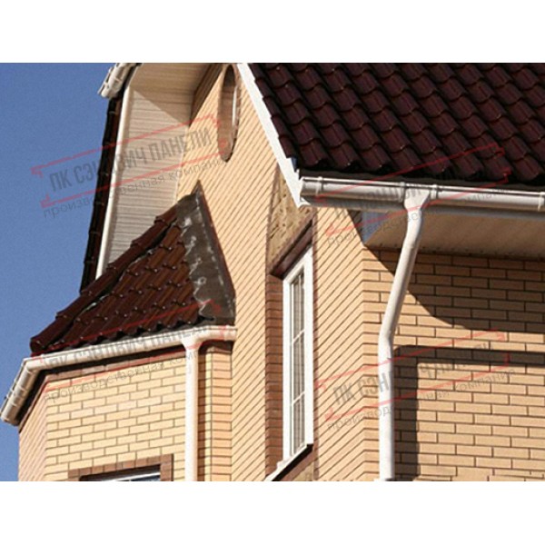 Tarnov ariqi uchun qopqoq universal PVC oq