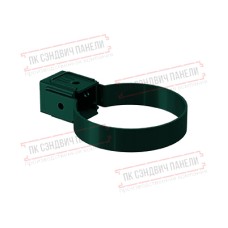 Хомут трубы Kliker ПВХ Premium зелёный инд.упак. RAL 6005