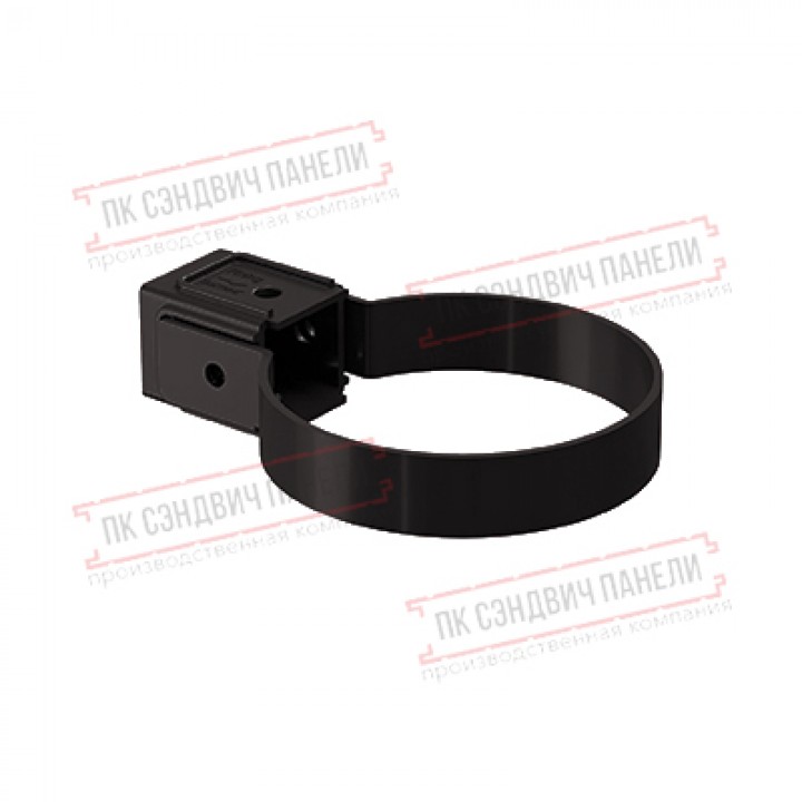 Хомут трубы Kliker ПВХ Premium коричневый RR 32