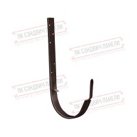 Tarnov ariqi kronshteyni PVC metall shokolad RAL 8017