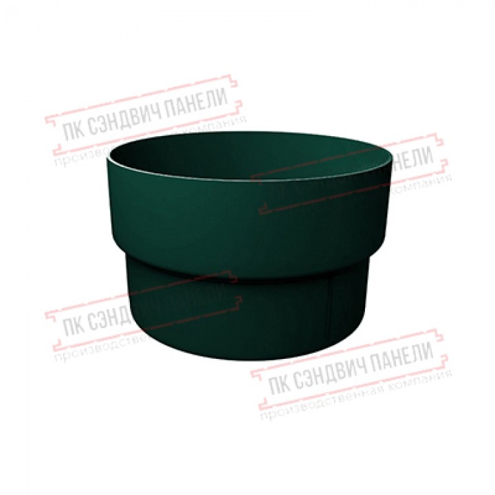 Муфта трубы соединительная ПВХ зелёный RAL 6005