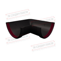 Tarnov ariqi burchagi 90° universal PVC jigarrang RR 32