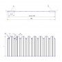 Профнастил фигурный С10 - 0,45 Окрас - А, ПЭ- с пленкой RAL 6019