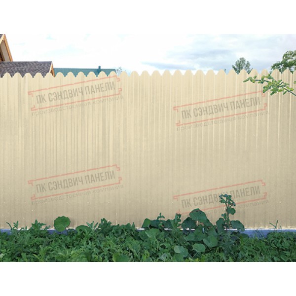Shakilli profnastil S10-B-0,45 PE plyonka bilan RAL 1015