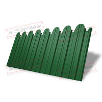 Shakilli profnastil S10-B-0,45 PE plyonka bilan RAL 6002