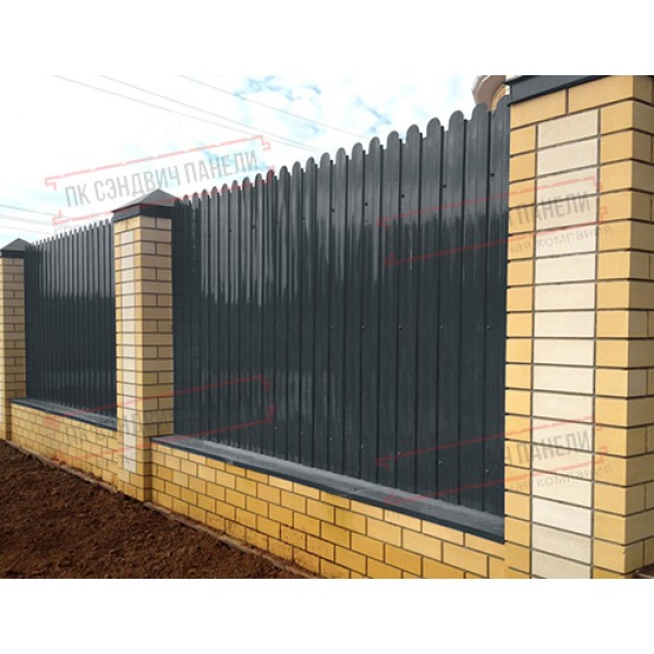 Шакилли профнастил С10-А-0,5 Rooftop Matte плёнка билан RAL 7016