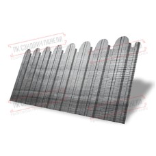 Профнастил фигурный С10 - 0,45 Окрас - Б, Print Premium Silver Wood.