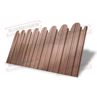 Shakilli profnastil S10-B-0,45 Print Elite plyonka bilan White Wood