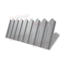 Shakilli profnastil S20-А-0,45 PE RAL 7004