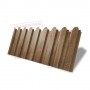 Профнастил фигурный С20 - 0,45 Окрас - Б, PT-Двухсторонний Elite с пленкой Antique Wood