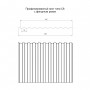 Профнастил фигурный C8 - 0,45 ПЭ с пленкой RAL 8004 терракота