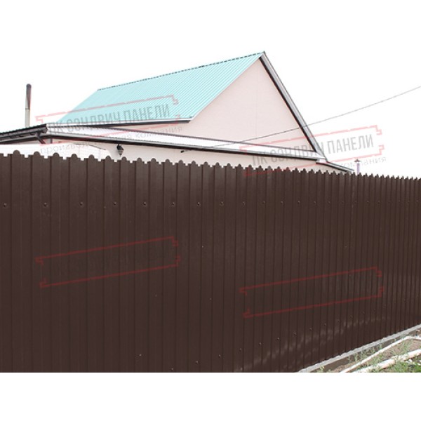 Shakilli profnastil C8-0,45 PE RAL 8017