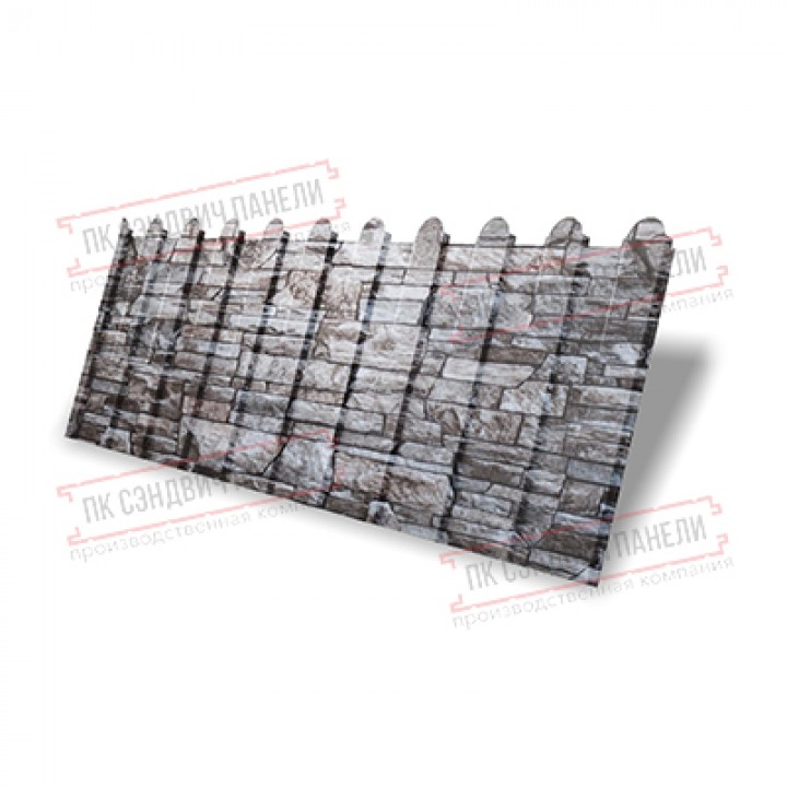 Профнастил фигурный C8 - 0,45 Print Elite Fine Stone