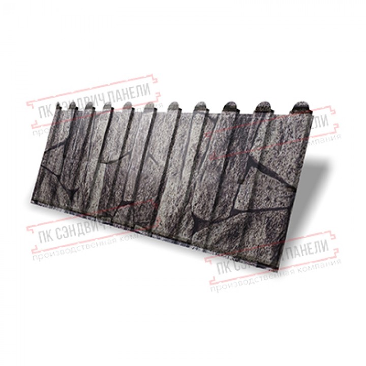 Профнастил фигурный C8 - 0,45 Print Elite King Stone
