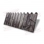 Профнастил фигурный C8 - 0,45 Print Elite King Stone