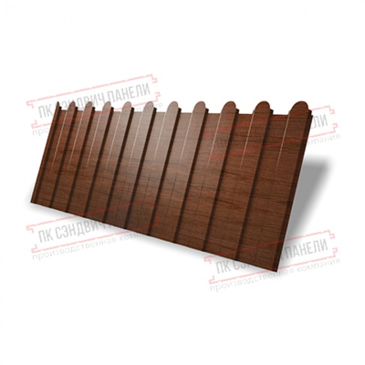 Профнастил фигурный C8 - 0,45 Print Premium Rowan