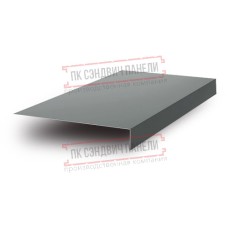 Планка карнизного свеса 200х30х2000 ПЭ-7005-0.45