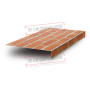 Планка карнизного свеса 200х30х2000 ECOSTEEL-Кирпич-0.5