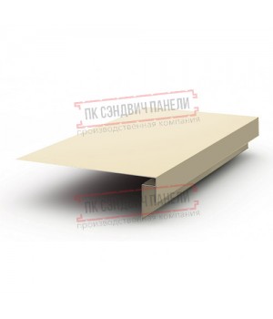 Планка карнизного свеса сложная 185х50х2000 ПЭ-1015-0.45
