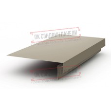 Планка карнизного свеса сложная 250х50х2000 ПЭ-1035-0.45