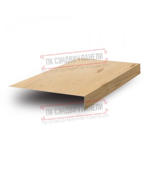 Планка карнизного свеса 200х30х2000 ECOSTEEL-Сосна-0.5