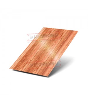 Лист плоский ECOSTEEL_T-Кедр-0.5