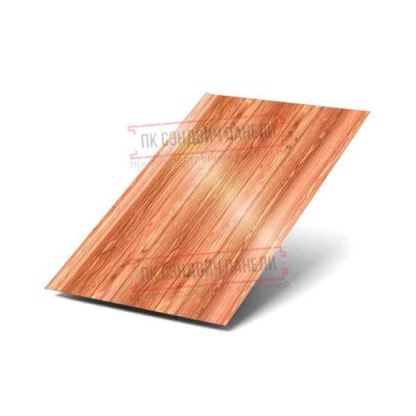 Лист плоский ECOSTEEL_T-Кедр-0.5
