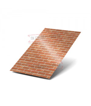 Лист плоский ECOSTEEL-Кирпич-0.5