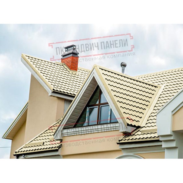 Планка ендовы верхняя 76х76х2000 Полиэстер Ral1014-0.5