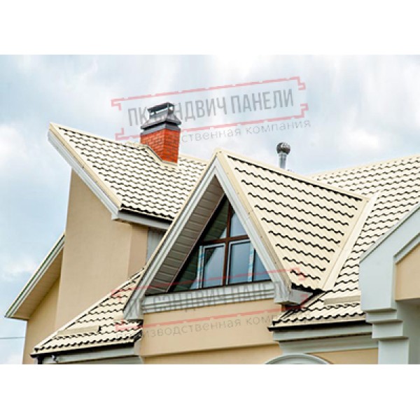 Планка ендовы верхняя 76х76х2000 Полиэстер Ral1015-0.5