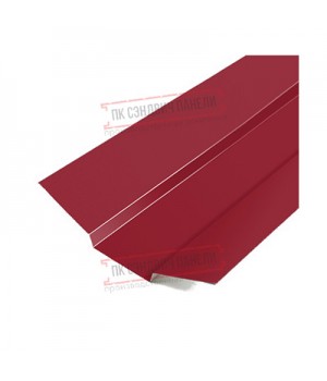 Планка ендовы верхняя 76х76х2000 Полиэстер Ral3003-0.45