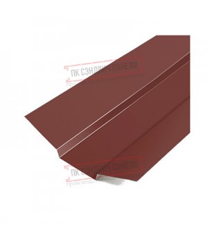 Планка ендовы верхняя 76х76х2000 Полиэстер Ral3009-0.5