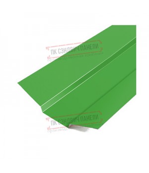 Планка ендовы верхняя 76х76х2000 Norman Ral6018-0.5
