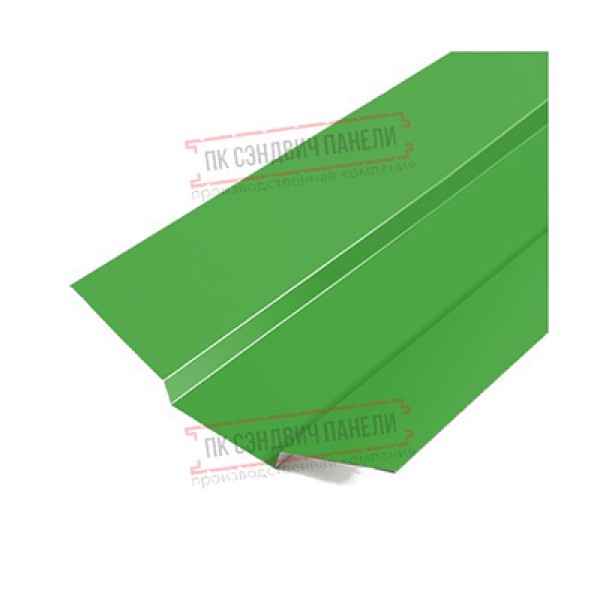 Планка ендовы верхняя 76х76х2000 Norman Ral6018-0.5