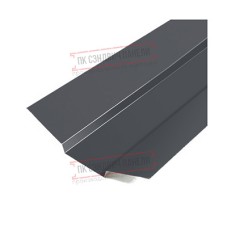 Планка ендовы верхняя 76х76х2000 Norman Ral7024-0.5