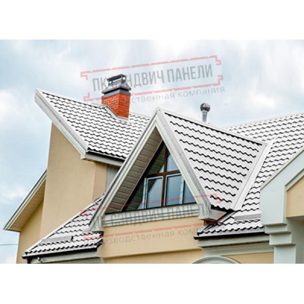 Планка ендовы верхняя 76х76х2000 Полиэстер Ral7047-0.5