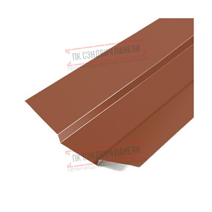 Планка ендовы верхняя 76х76х2000 Norman Ral8004-0.5