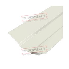 Планка ендовы верхняя 76х76х2000 Norman Ral9003-0.5