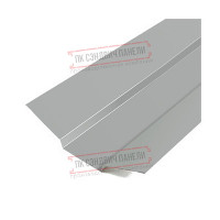 Планка ендовы верхняя 76х76х2000 Полиэстер Ral9006-0.5