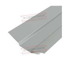 Планка ендовы верхняя 76х76х2000 Norman Ral9006-0.5