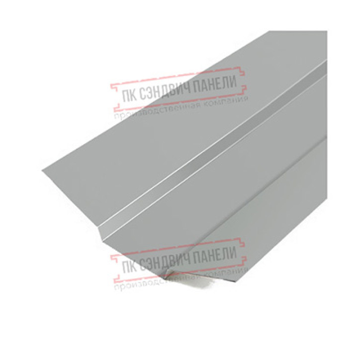 Планка ендовы верхняя 76х76х2000 Norman Ral9006-0.5