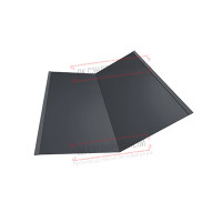 Планка ендовы нижняя 298х298х2000 PURMAN-7024-0.5