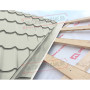 Планка ендовы нижняя 298х298х2000 Norman Ral9002-0.5