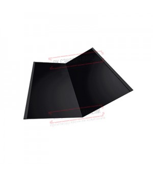 Планка ендовы нижняя 298х298х2000 Viking Ral9005-0.45