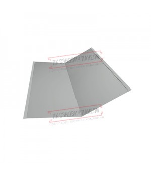 Планка ендовы нижняя 298х298х2000 Norman Ral9006-0.5
